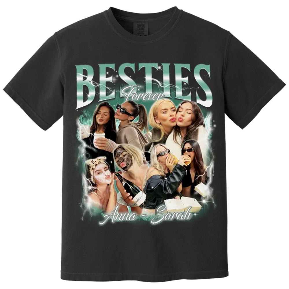 Custom 90s Vintage Besties BFFs Bootleg Shirt, Custom Bootleg Shirt, Best Friend Birthday Bachelorette, Best Friend Gift Ideas BFF Besties