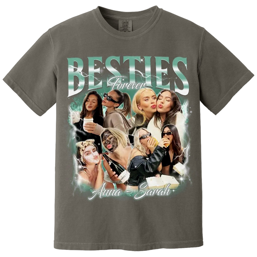 Custom 90s Vintage Besties BFFs Bootleg Shirt, Custom Bootleg Shirt, Best Friend Birthday Bachelorette, Best Friend Gift Ideas BFF Besties