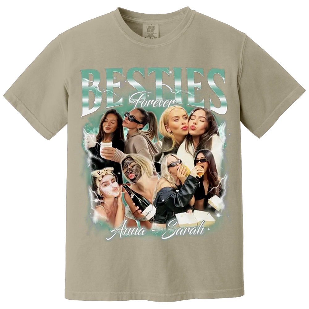 Custom 90s Vintage Besties BFFs Bootleg Shirt, Custom Bootleg Shirt, Best Friend Birthday Bachelorette, Best Friend Gift Ideas BFF Besties