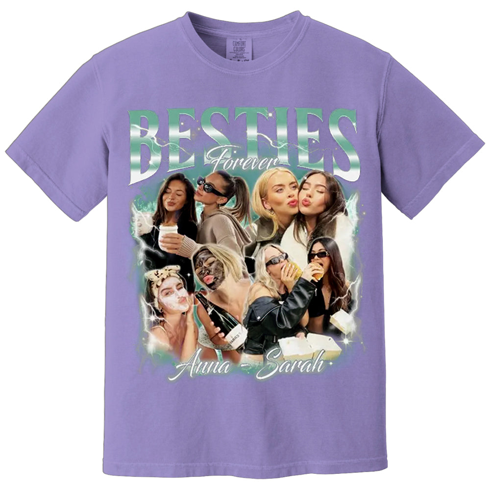 Custom 90s Vintage Besties BFFs Bootleg Shirt, Custom Bootleg Shirt, Best Friend Birthday Bachelorette, Best Friend Gift Ideas BFF Besties