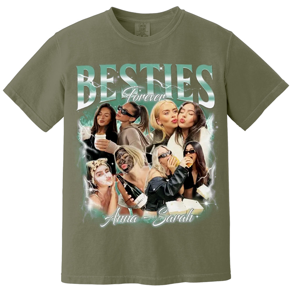 Custom 90s Vintage Besties BFFs Bootleg Shirt, Custom Bootleg Shirt, Best Friend Birthday Bachelorette, Best Friend Gift Ideas BFF Besties