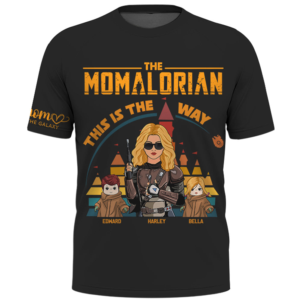 The Momalorian This Is The Way - Personalized Shirt For Mom T1807 Li29