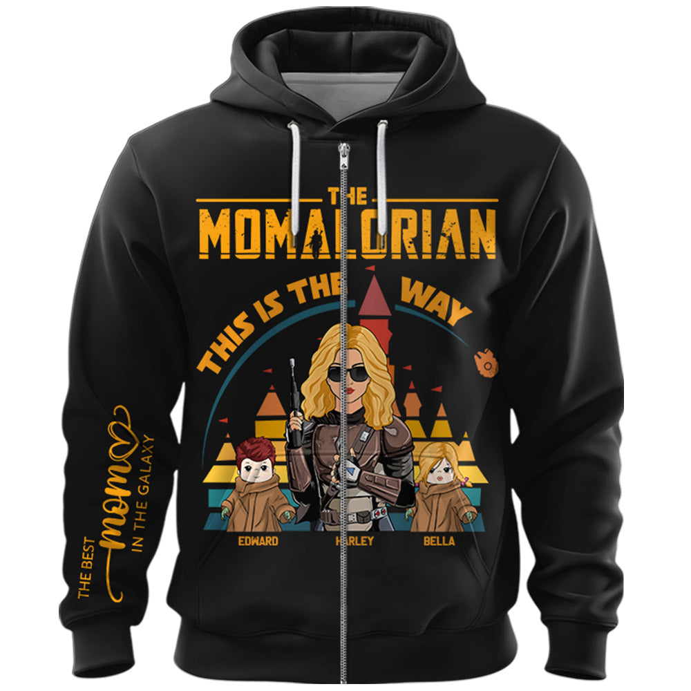 The Momalorian This Is The Way - Personalized Shirt For Mom T1807 Li29