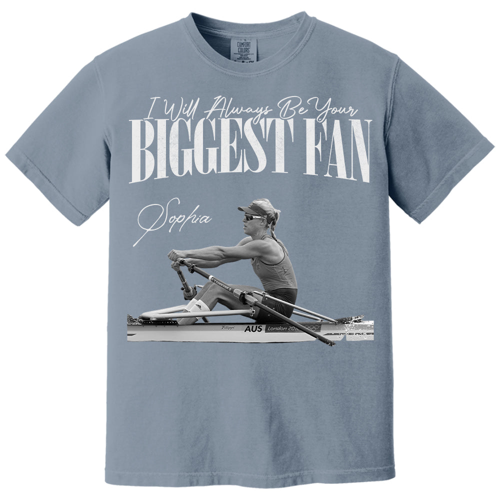 I'll Always Be Your Biggest Fan - Washed Tee Retro Bootleg Shirt For Rowing Players NA02
