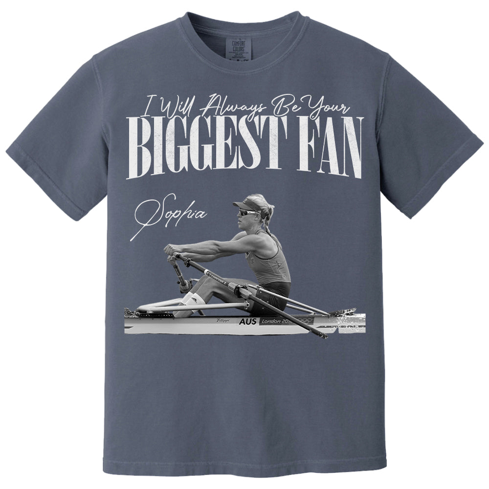 I'll Always Be Your Biggest Fan - Washed Tee Retro Bootleg Shirt For Rowing Players NA02