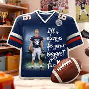 Custom Photo Football GameDay Ugly Plush Pillow Gift For Football Lovers - Personalized Gift For Football Player Hv01