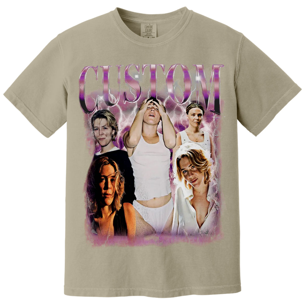 Custom Girlfriend Face Bootleg Shirt, Boyfriend Vintage 90's T Shirt, Bachelorette Surprise, Personalized Birthday Bootleg Gift, Group Shirt