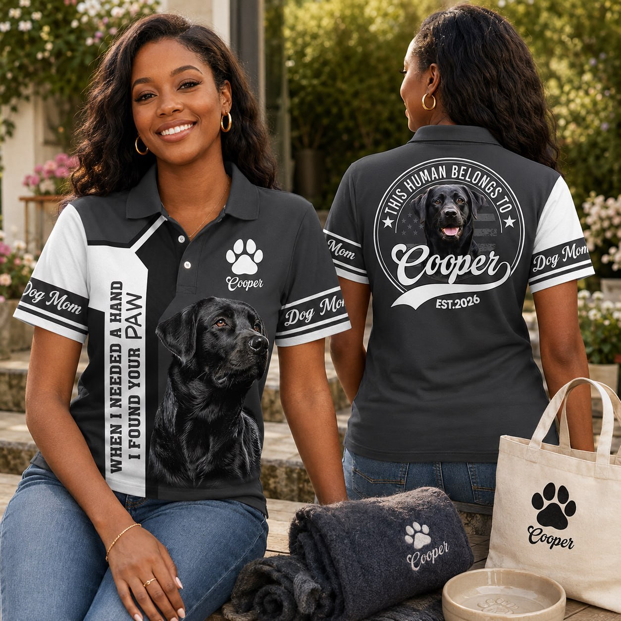 Personalized When I Needed A Hand I Found A Paw Shirt, Custom Photo Dog Shirt, Gift For Dog Lover T1807