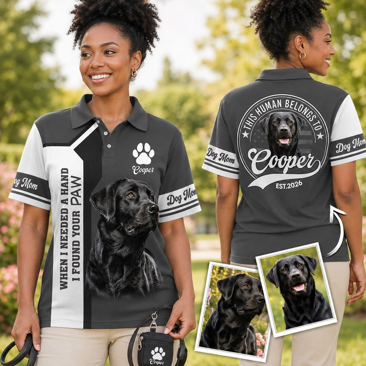 Personalized When I Needed A Hand I Found A Paw Shirt, Custom Photo Dog Shirt, Gift For Dog Lover T1807