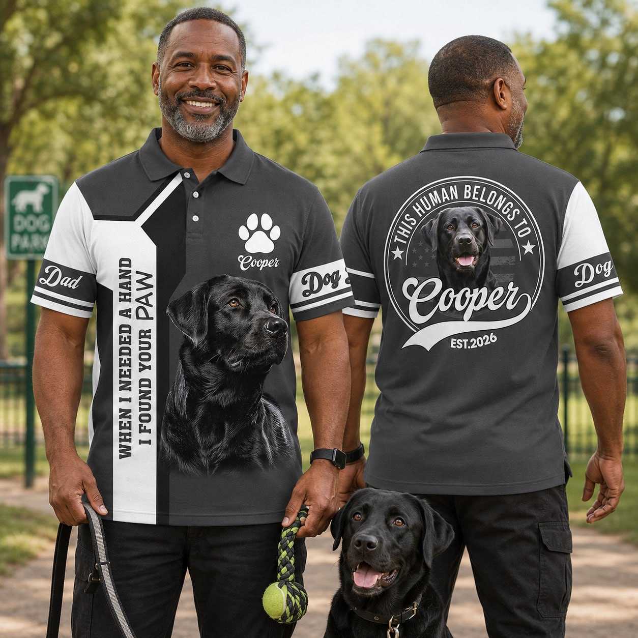 Personalized When I Needed A Hand I Found A Paw Shirt, Custom Photo Dog Shirt, Gift For Dog Lover T1807