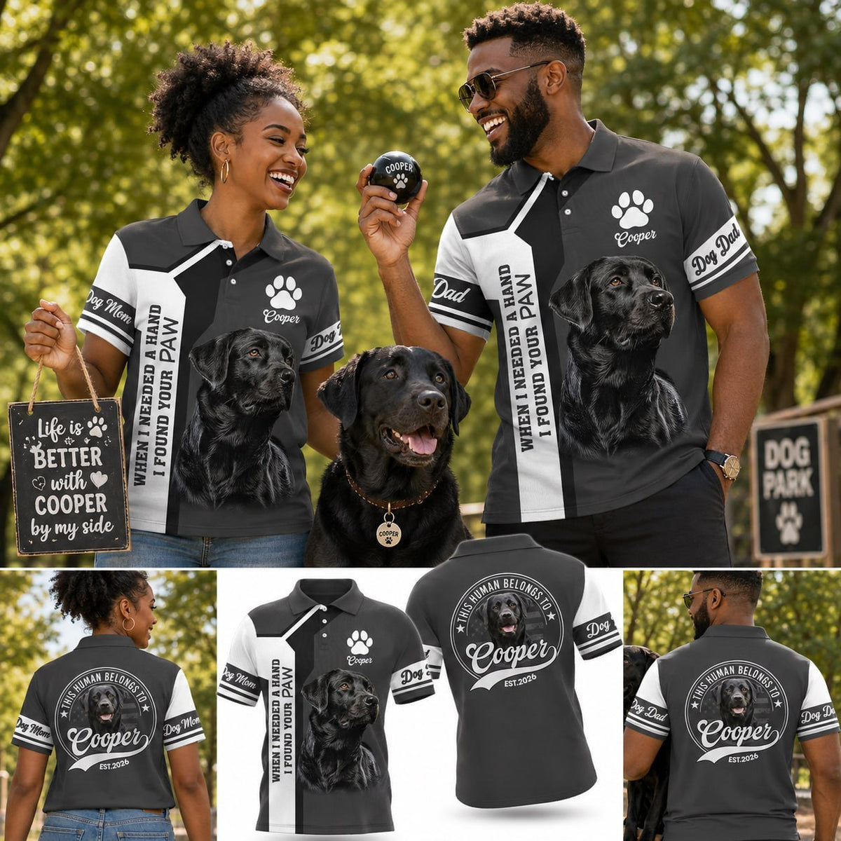 Personalized When I Needed A Hand I Found A Paw Shirt, Custom Photo Dog Shirt, Gift For Dog Lover T1807