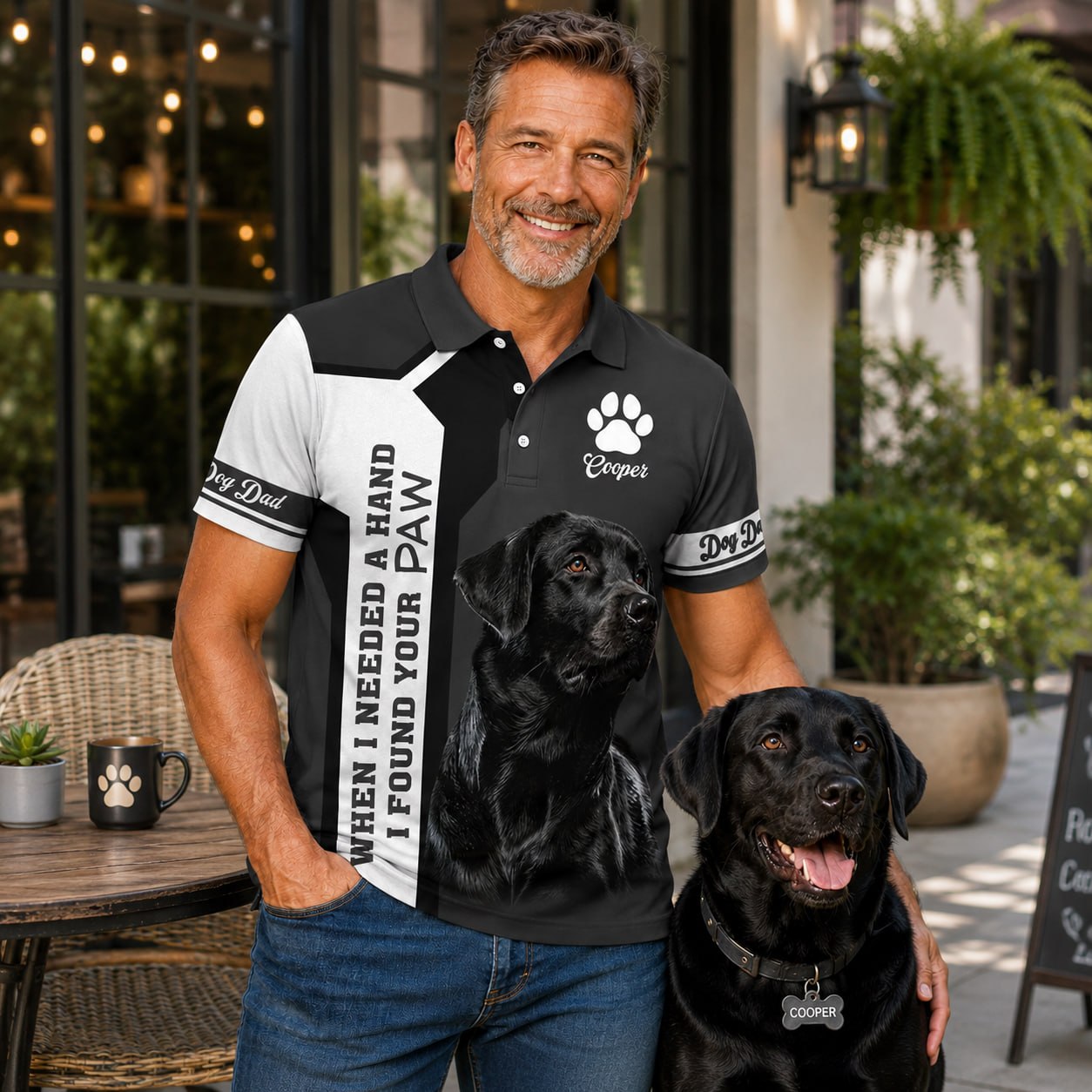 Personalized When I Needed A Hand I Found A Paw Shirt, Custom Photo Dog Shirt, Gift For Dog Lover T1807