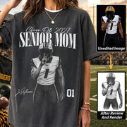 Personalized Senior Mom Shirt, Custom Sports Mom Gameday Shirt Proud Family Gift T1807