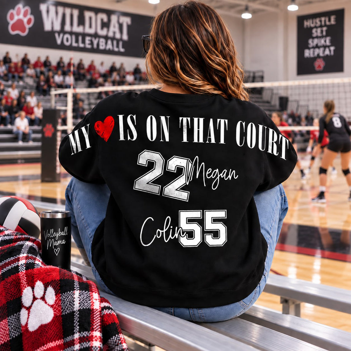 Personalized Those Are My Girls Volleyball Mom Shirt, Custom Sports Mom Gameday Shirt T1807