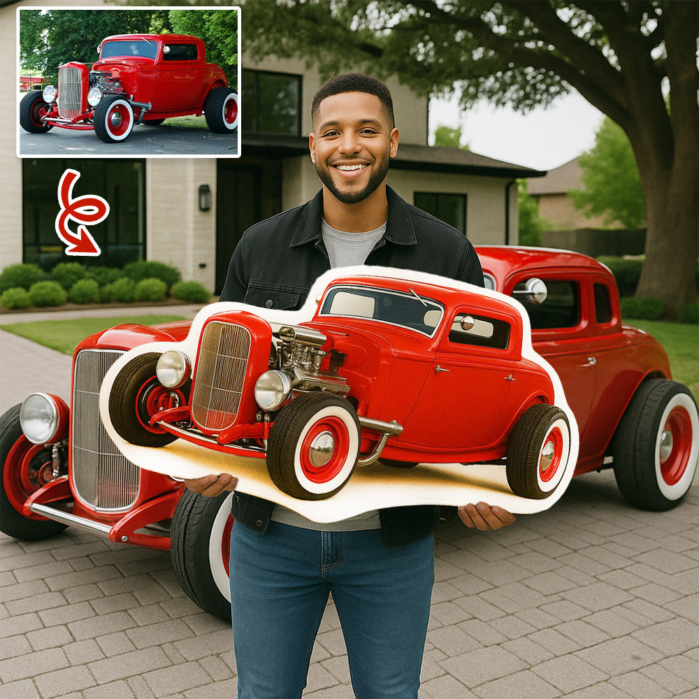 Custom Car Photo Pillow, Gift for Car Lovers A2110 Pt99