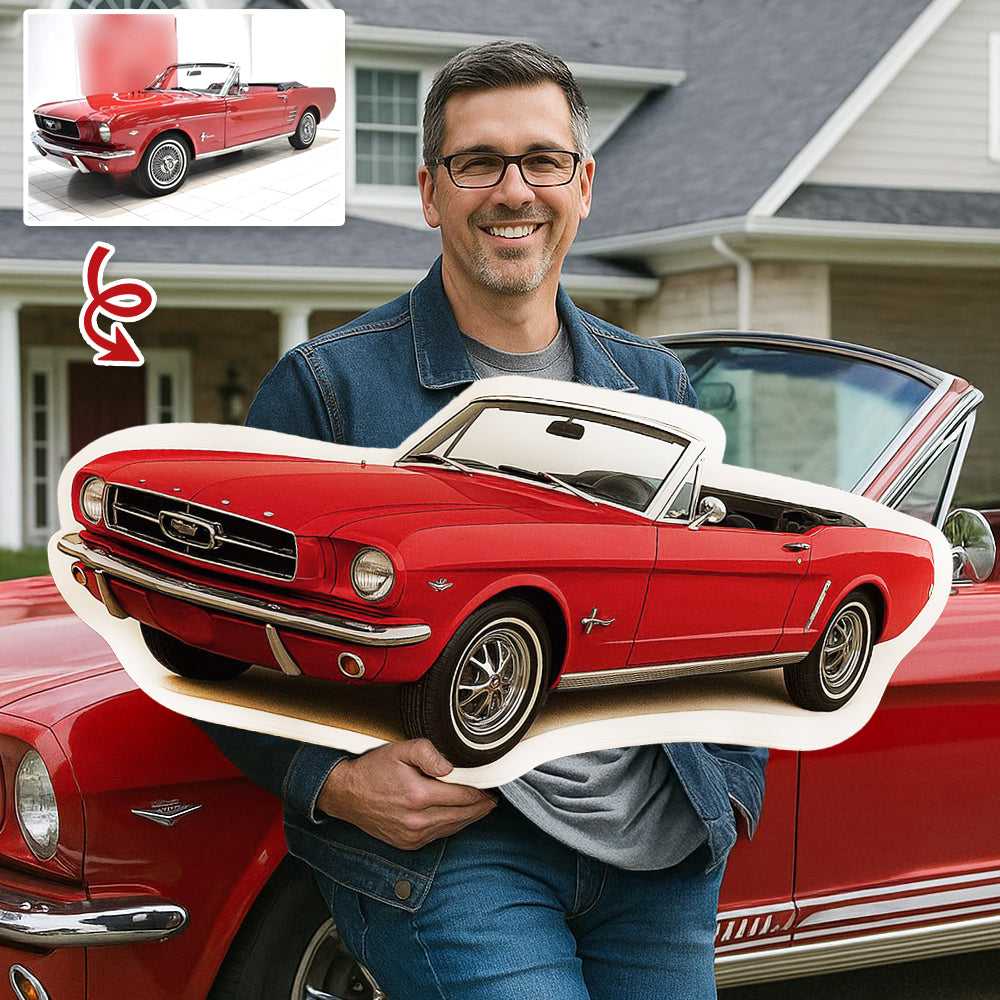 Custom Car Photo Pillow, Gift for Car Lovers A2110 Pt99