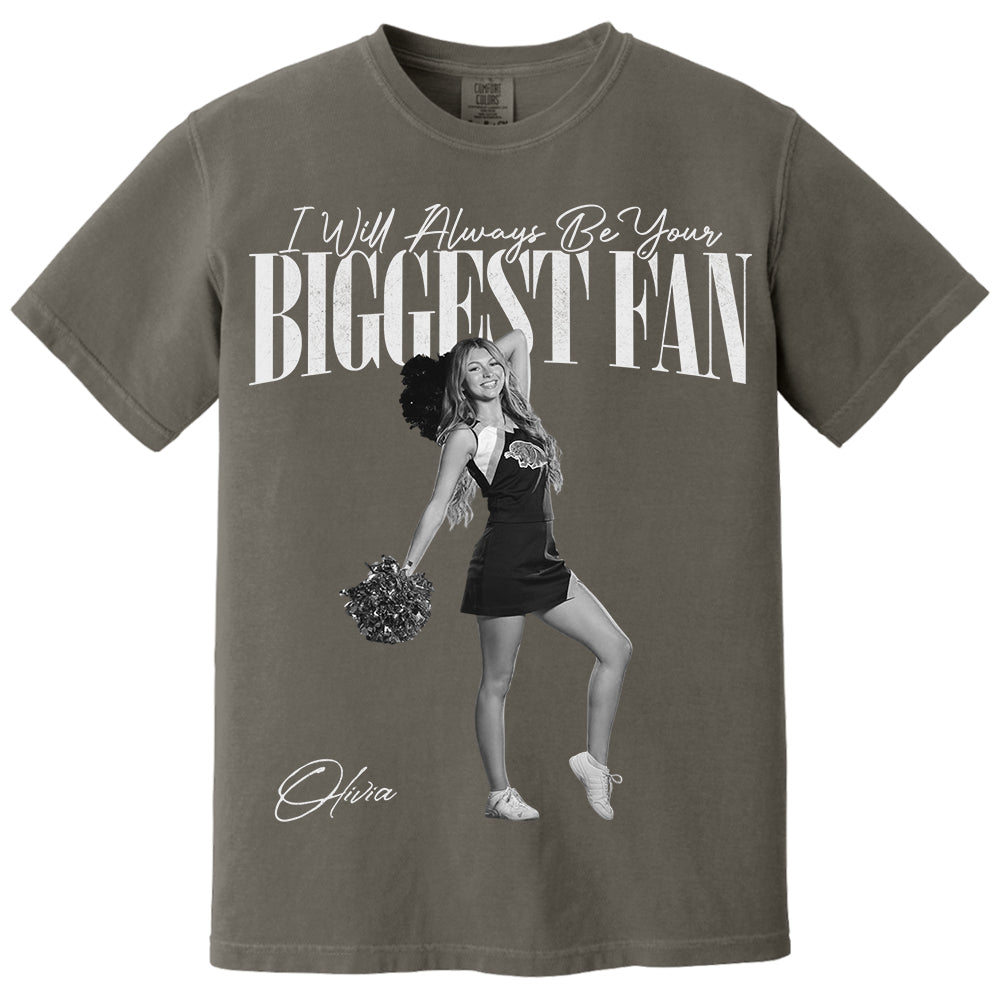 I'll Always Be Your Biggest Fan - Washed Tee Retro Bootleg Shirt For Cheerleading Na02 Li29