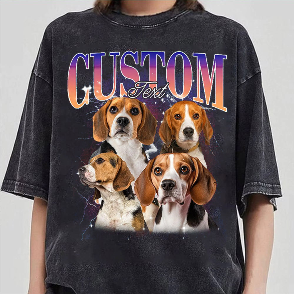Comfort Colors Custom Bootleg Rap PET Shirt, Custom Pet, Personalized Pet Tee, Dog Bootleg Shirt, Your Own Bootleg Your Design Custom Design