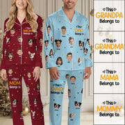 This Nana & Papa Belongs To - Personalized Family Photos Pajama NA04 Pt99