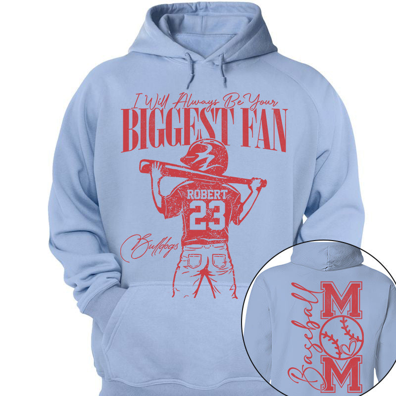 Personalized Baseball Mom Game Day Shirt - Personalized Mascot, Name & Number Baseball Player A2110