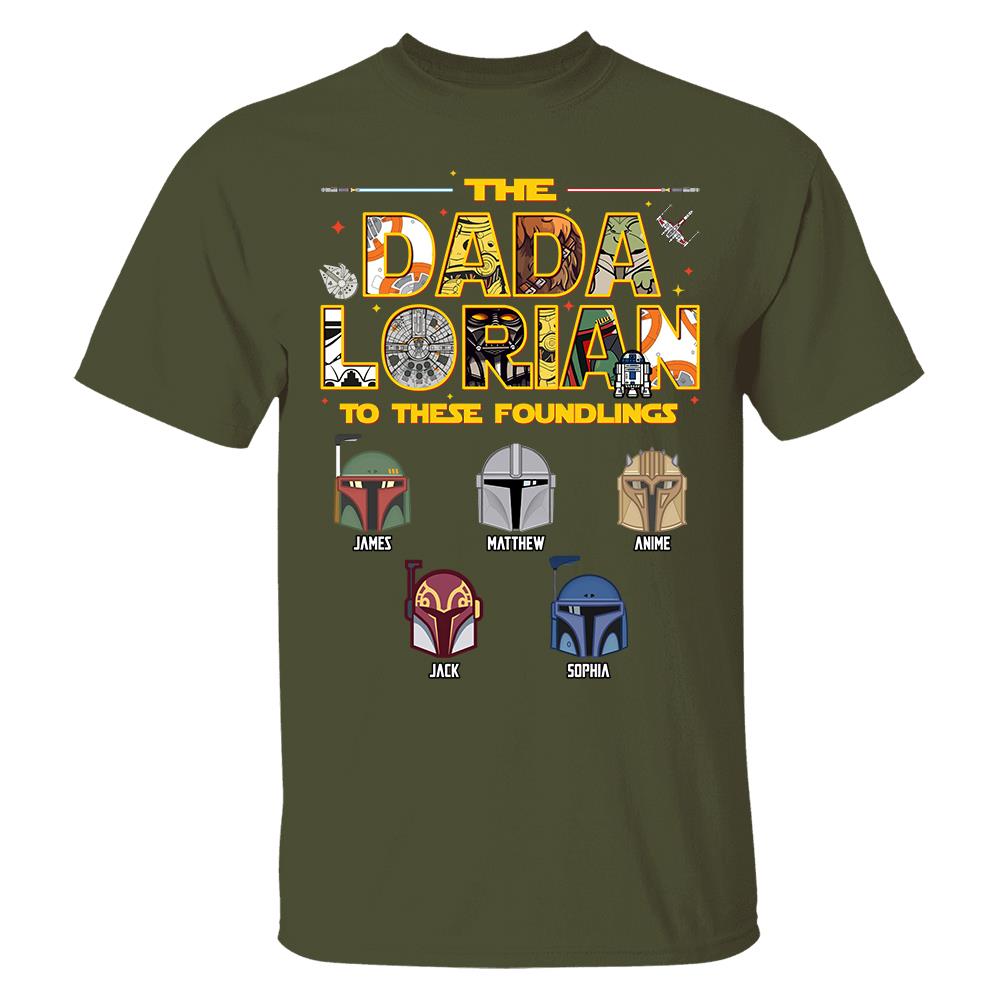 Personalized The Dadalorian To These Foundlings Shirt Gift For Dad L0411 Hv01