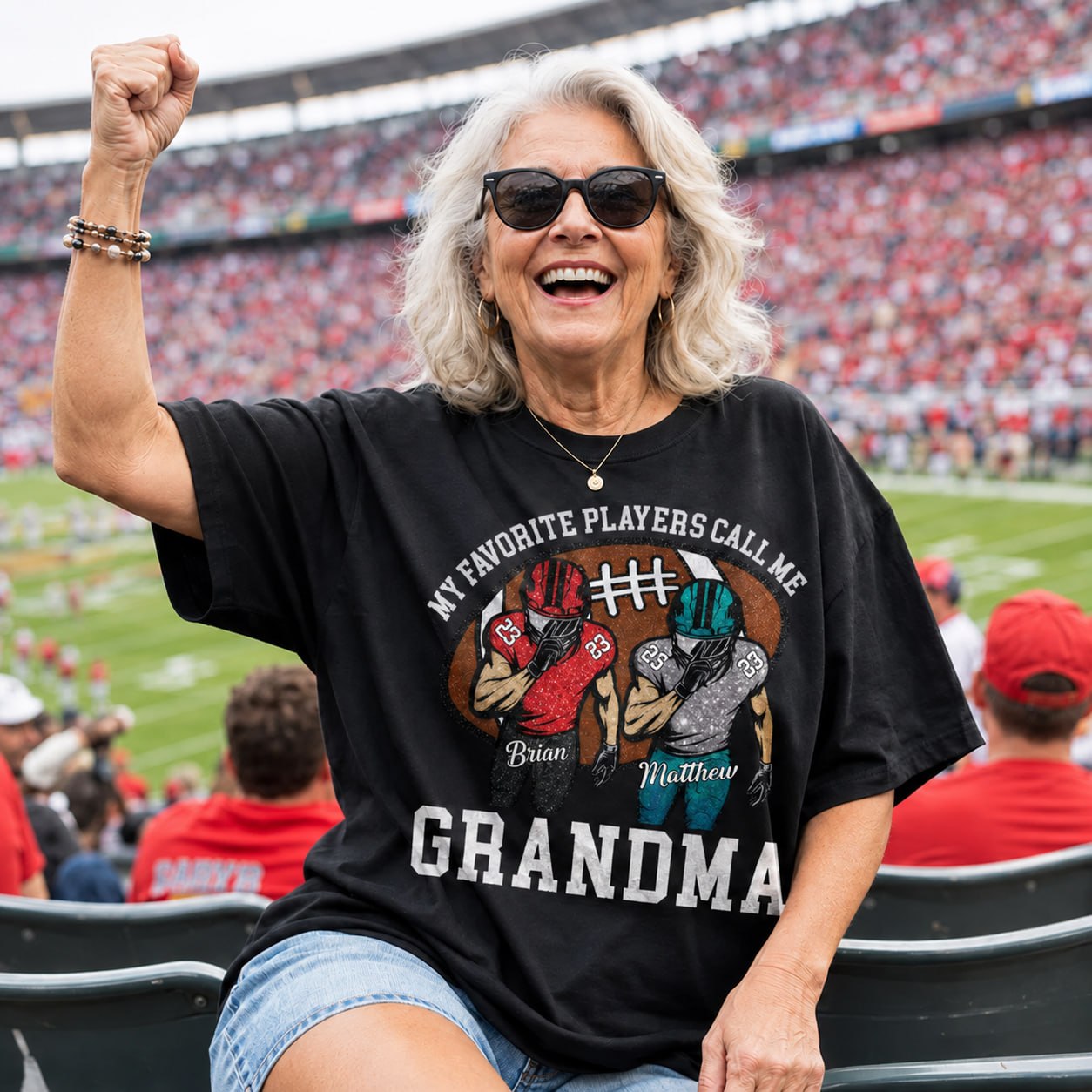 My Favorite Player Call Me Mom Grandma Personalized Football Mom Grandma Shirt Gift For Sport Family T1807