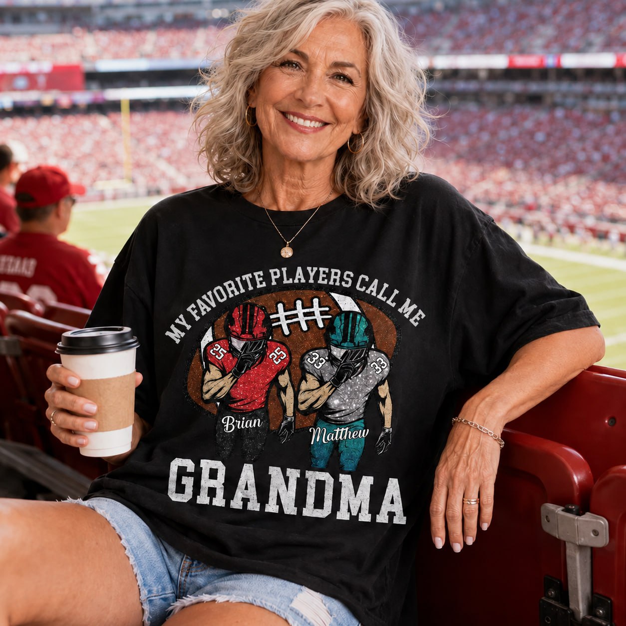 My Favorite Player Call Me Mom Grandma Personalized Football Mom Grandma Shirt Gift For Sport Family T1807