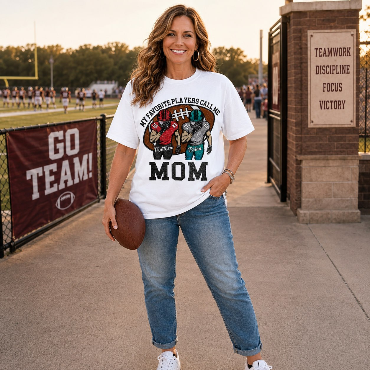 My Favorite Player Call Me Mom Grandma Personalized Football Mom Grandma Shirt Gift For Sport Family T1807
