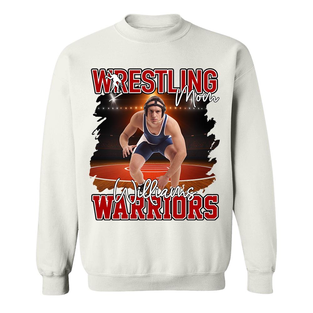 Custom Photo Wrestling Shirt For Wrestling Family Nh00