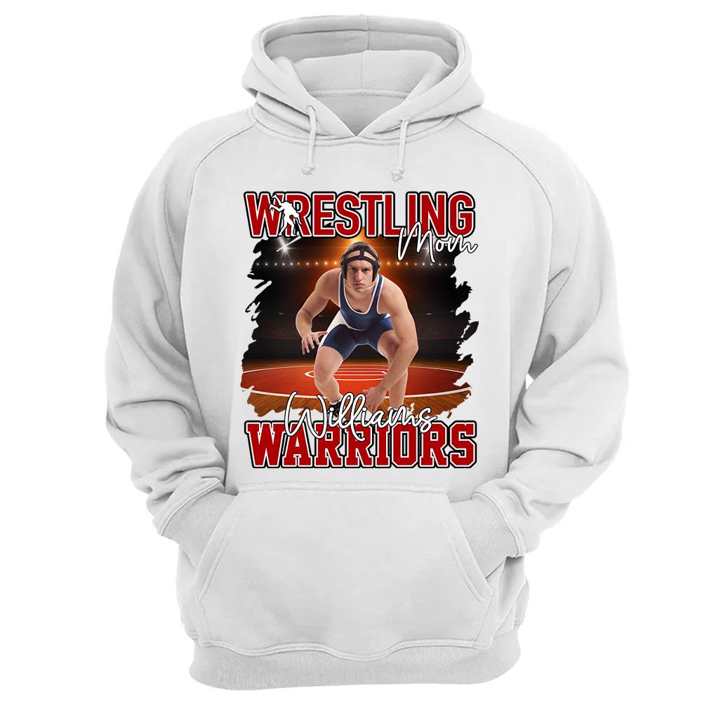 Custom Photo Wrestling Shirt For Wrestling Family Nh00