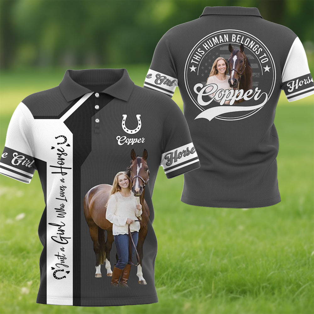 Just A Girl Who Loves Horses Personalized All Over Prints Shirt Gift For Horse Lovers Tu24 Hv01