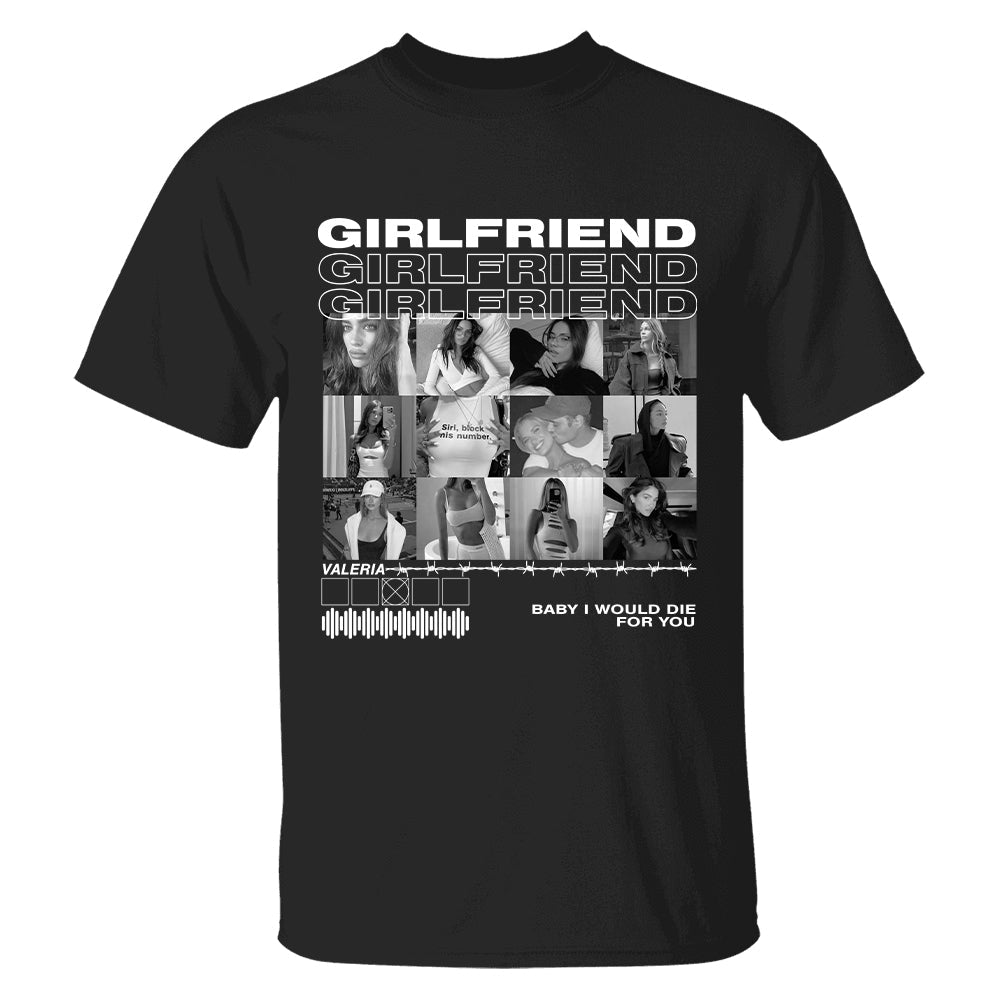 Only You Shirt, Only You Photo Shirt, Girlfriend Collage T-Shirt, Girlfriend Tshirt Only You, Valentines Custom Photo Shirt, Boyfriend Shirt Custom Photo Shirt
