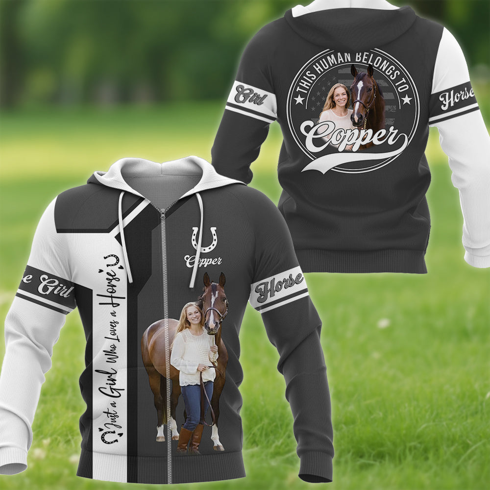 Just A Girl Who Loves Horses Personalized All Over Prints Shirt Gift For Horse Lovers Tu24 Hv01