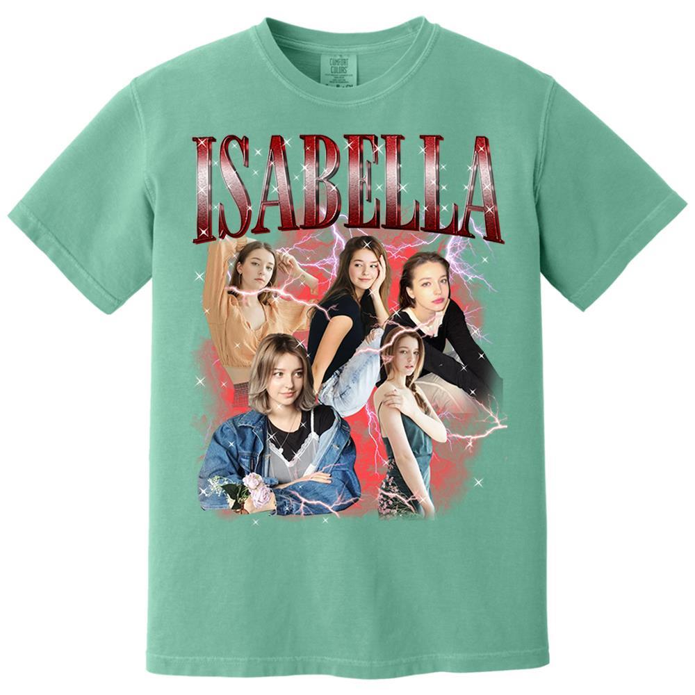 Custom Bootleg Rap Tee Shirt for Boyfriend Girlfriend Custom Face Tshirt Vintage Graphic Shirt Nh00