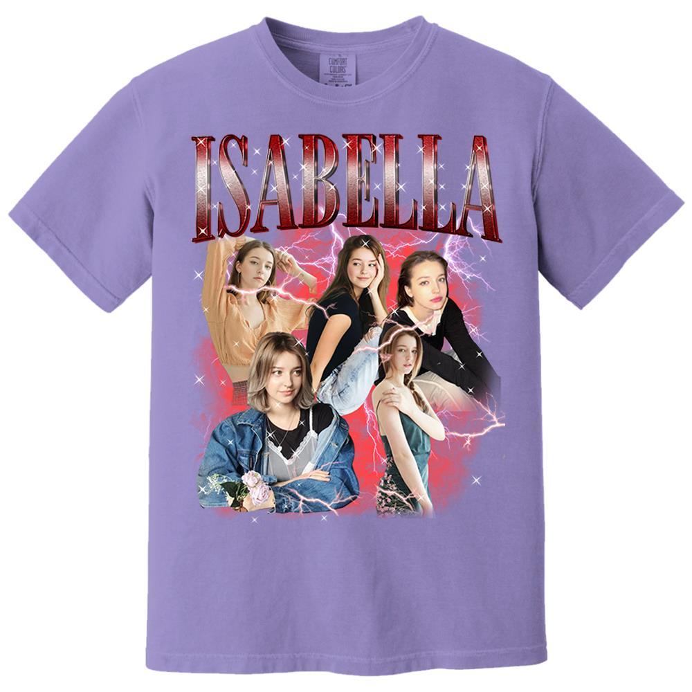 Custom Bootleg Rap Tee Shirt for Boyfriend Girlfriend Custom Face Tshirt Vintage Graphic Shirt Nh00