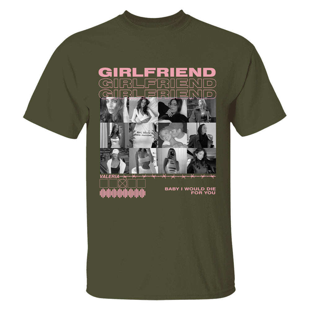 Only You Shirt, Only You Photo Shirt, Girlfriend Collage T-Shirt, Girlfriend Tshirt Only You, Valentines Custom Photo Shirt, Boyfriend Shirt Custom Photo Shirt
