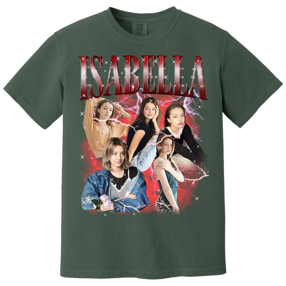 Custom Bootleg Rap Tee Shirt for Boyfriend Girlfriend Custom Face Tshirt Vintage Graphic Shirt Nh00