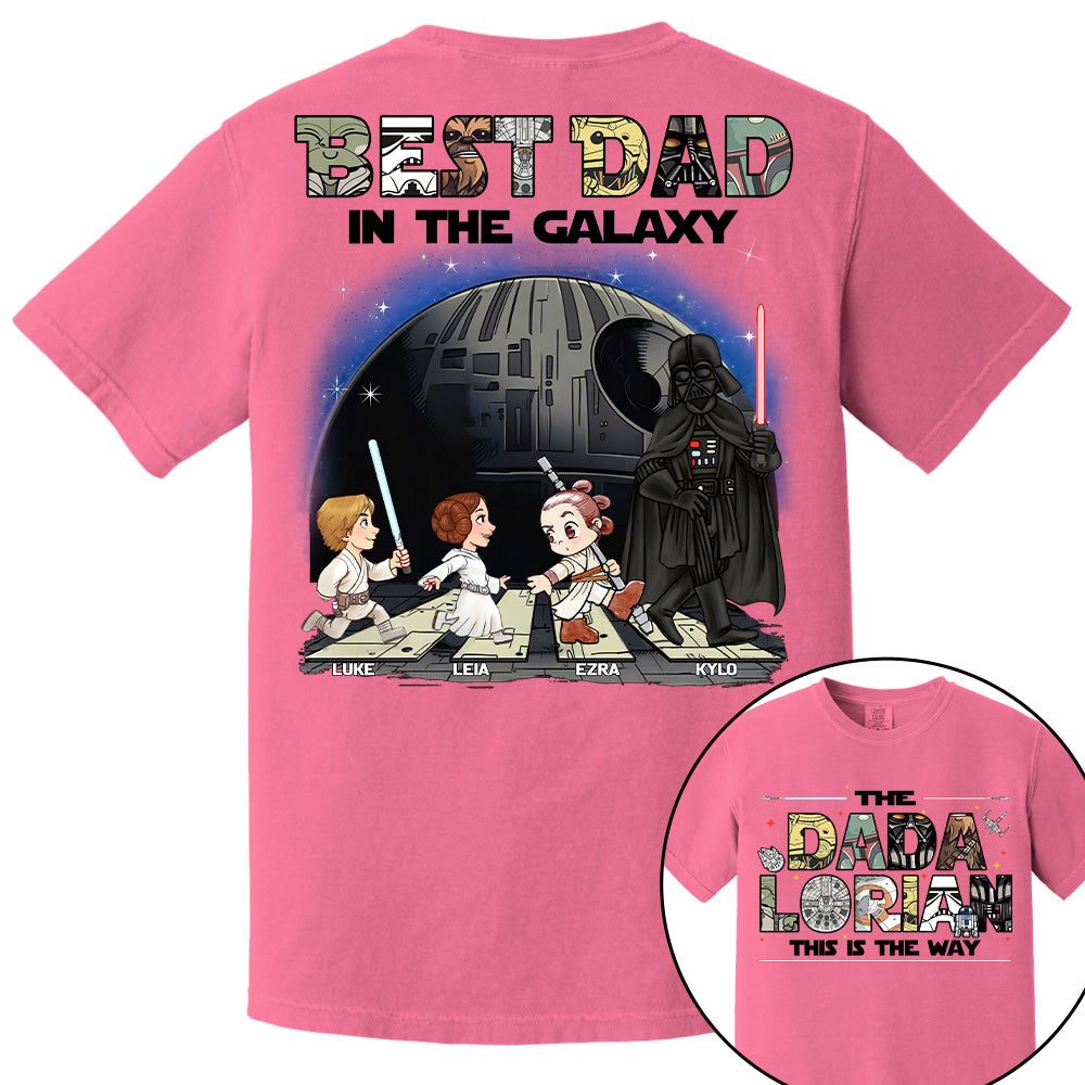 The Dadalorian -Best Dad In The Galaxy - Personalized Shirt Gift For Dad Na04 T24