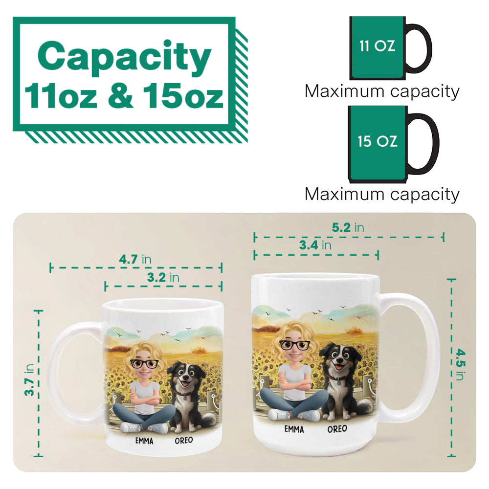 I'm Only Talking To My Dog Today - Personalized Mug - Gift For Dog Lover  T1807
