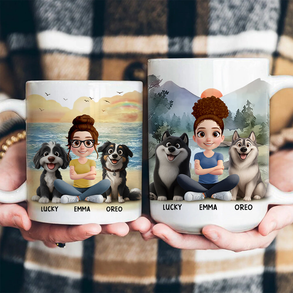 I'm Only Talking To My Dog Today - Personalized Mug - Gift For Dog Lover  T1807