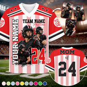 Custom American Football Photos Collage Shirt, Sport Lover Gift L0411 Pt99