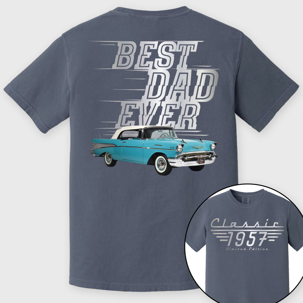 Classic Limited Edition - Best Dad Ever - Custom Photo Car Shirt - Personalized Gift For Dad, Car Lovers A2110 Pt99