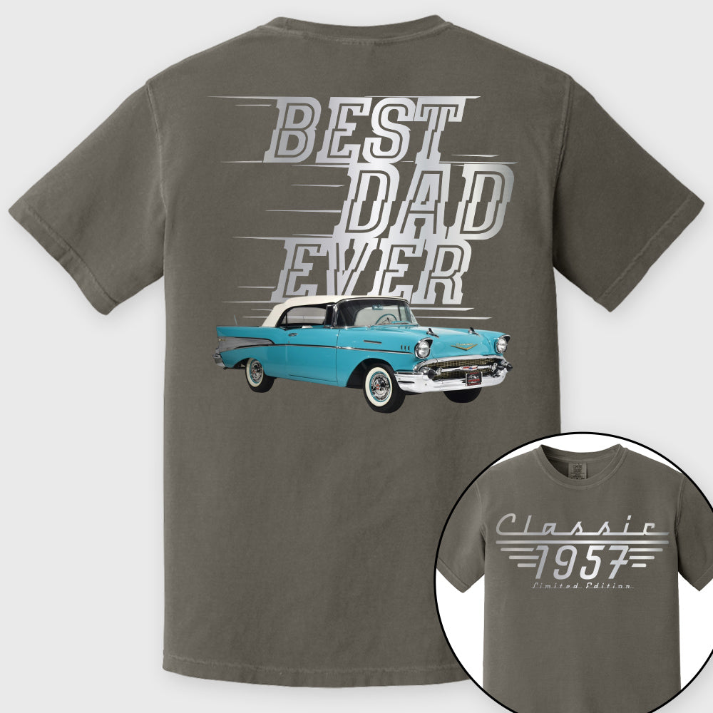 Classic Limited Edition - Best Dad Ever - Custom Photo Car Shirt - Personalized Gift For Dad, Car Lovers A2110 Pt99