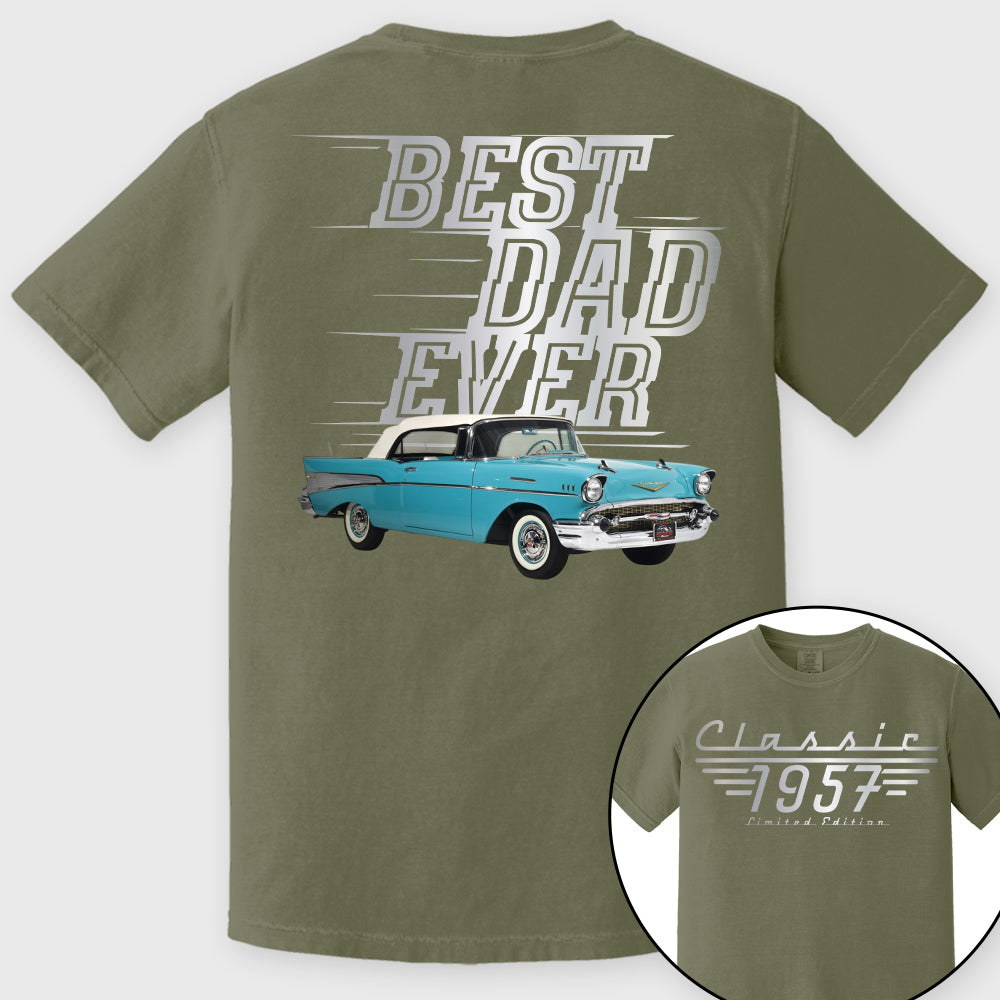 Classic Limited Edition - Best Dad Ever - Custom Photo Car Shirt - Personalized Gift For Dad, Car Lovers A2110 Pt99