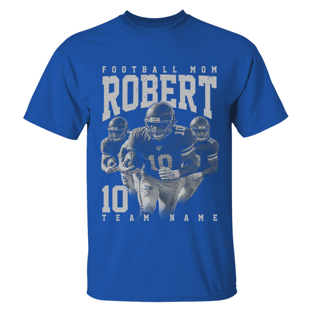 Football Lover - Personalized Washed Tee Custom Sport Players American Football Family NA04 VH01