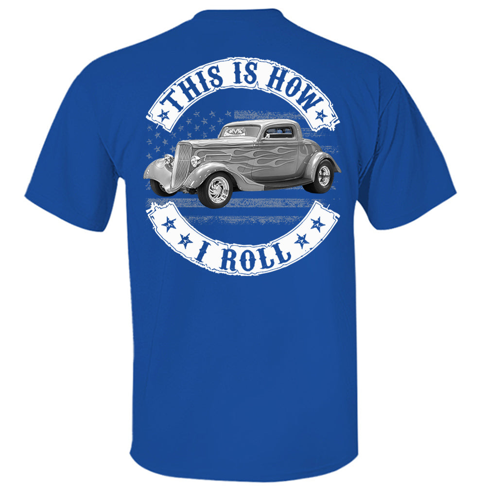 Personalized Car's Photo Shirt -  Washed Tee Retro Shirt for Car Lovers A2110 Li29