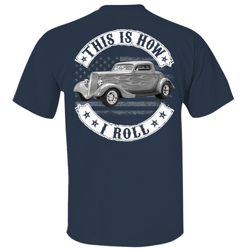 Personalized Car's Photo Shirt -  Washed Tee Retro Shirt for Car Lovers A2110 Li29