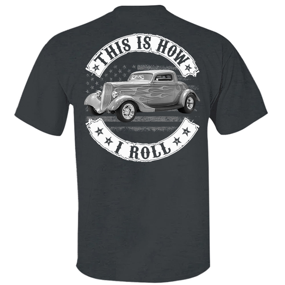 Personalized Car's Photo Shirt -  Washed Tee Retro Shirt for Car Lovers A2110 Li29