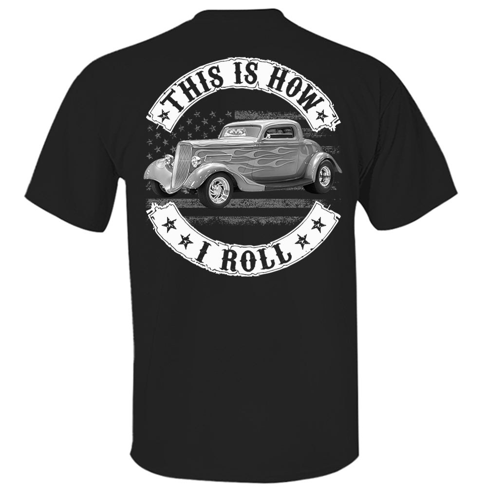 Personalized Car's Photo Shirt -  Washed Tee Retro Shirt for Car Lovers A2110 Li29