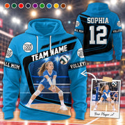 Personalized All Over Print Shirt Volleyball - Gift For Volleyball Lovers NA04 Hv01